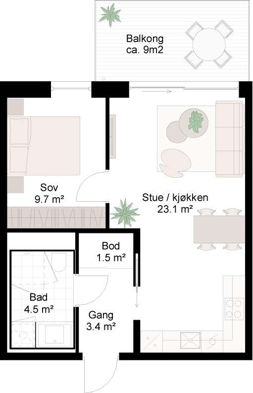 Plantegning 1